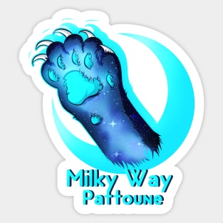 Milky way pattoune Sticker